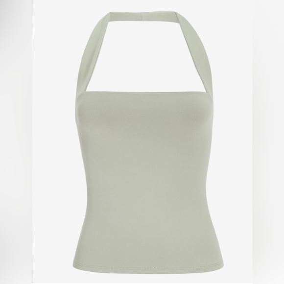 EXPRESS Sage Green Body Contour Top NWOT - Picture 3 of 7